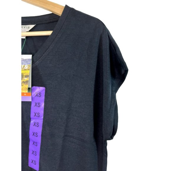 Orvis Women's Short Sleeve V-Neck Tunic Knit Top - Picture 6 of 6